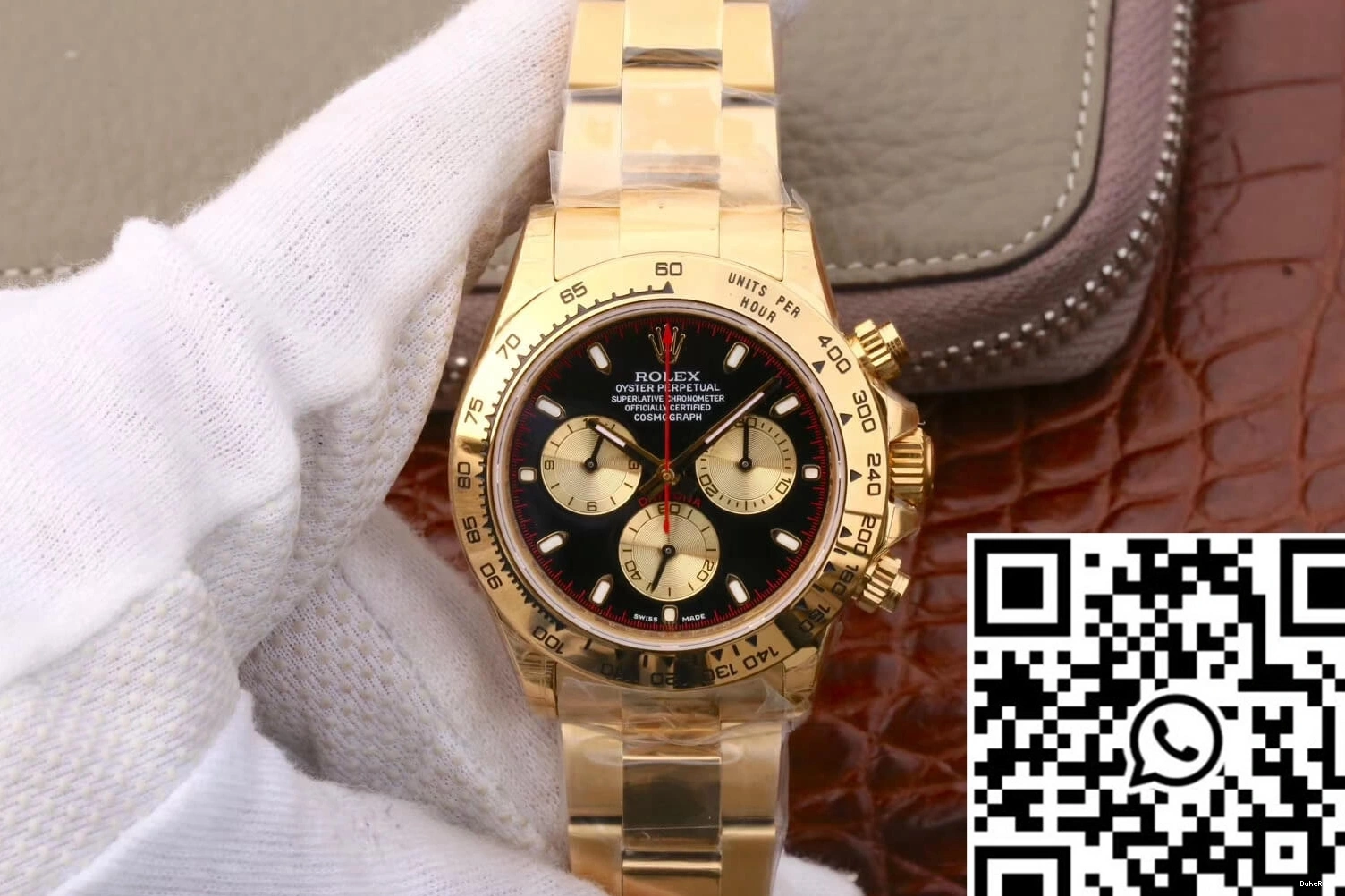 Black Rolex Cosmograph Daytona JH M116508-0009 Dial Factory 0309